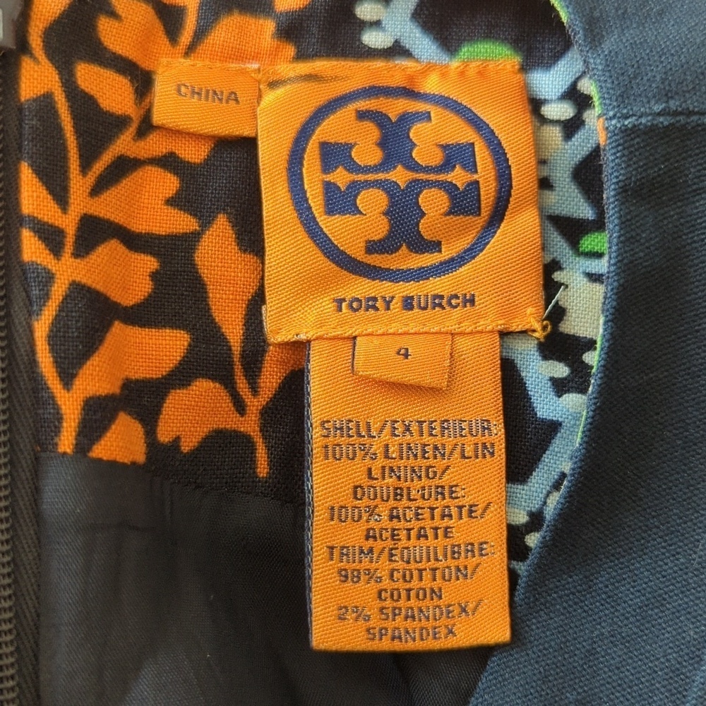 Tory Burch Patterned Printed shift Dress - Picture 5 of 6